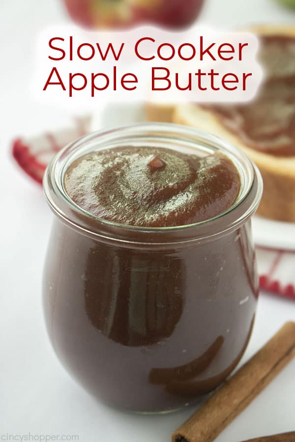 Text on image Slow Cooker Apple Butter