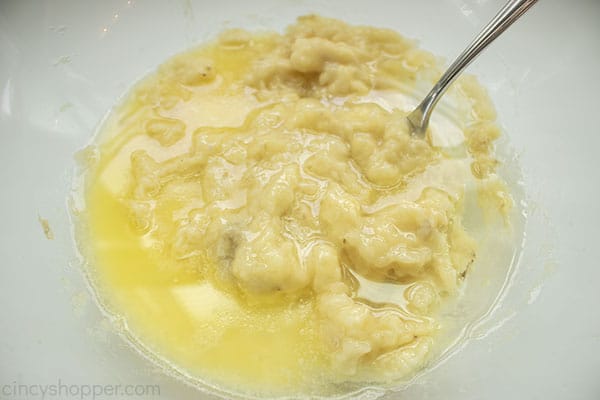 Wet ingredients in a bowl