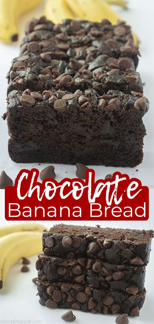 Long pin Chocolate Banana Bread