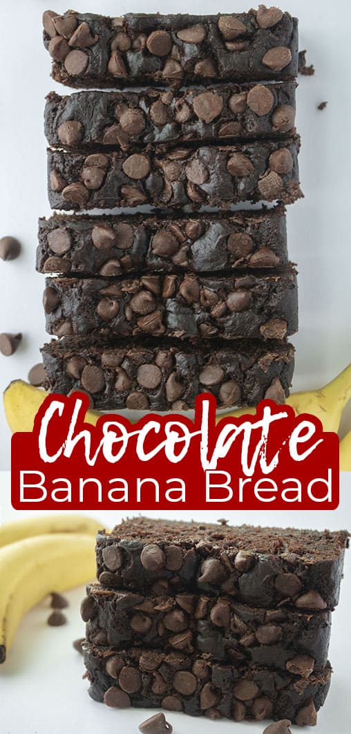 Long pin Chocolate Banana Bread