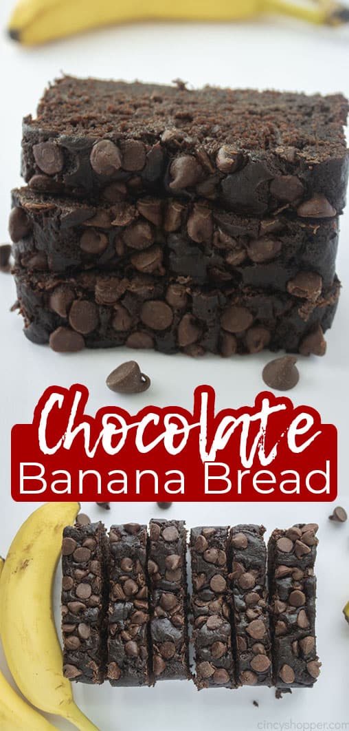 Long pin Chocolate Banana Bread