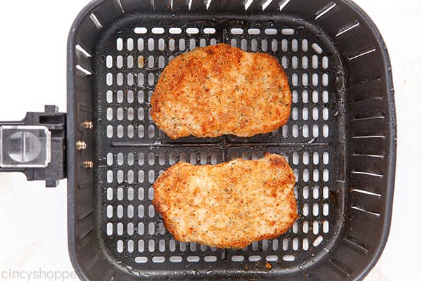 Breaded pork in the air fryer