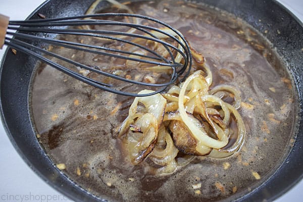 Adding onions back to gravy