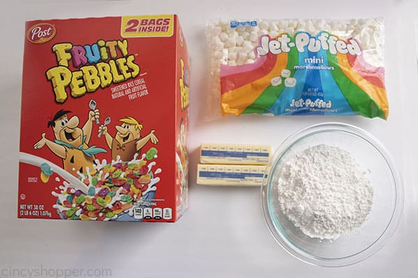 Fruity Pebble Rice Crispy Treats Ingredients