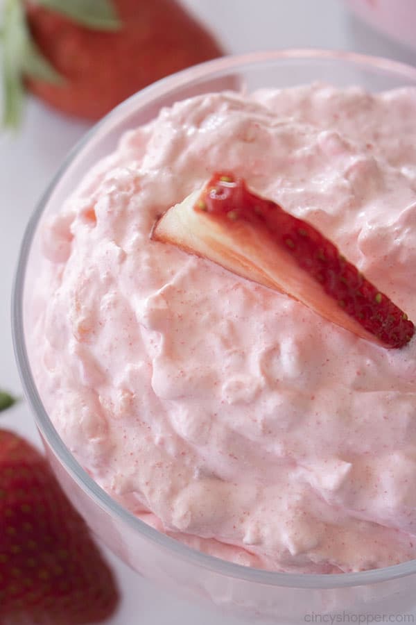 Grandmas Jello Cottage Cheese Salad in a dish