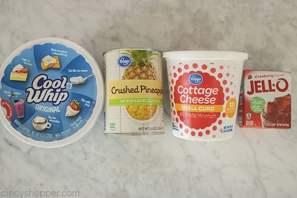 Cottage Cheese Jello Salad Ingredients