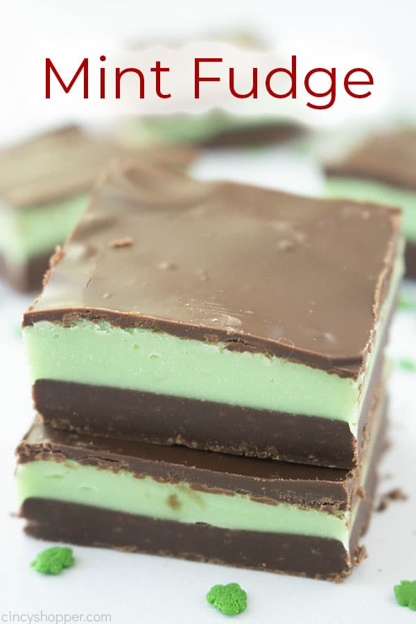 Text on image Mint Fudge