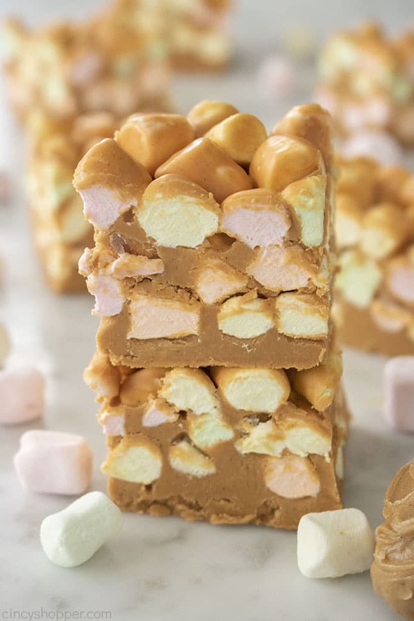Peanut Butter Marshmallow Squares for Easter