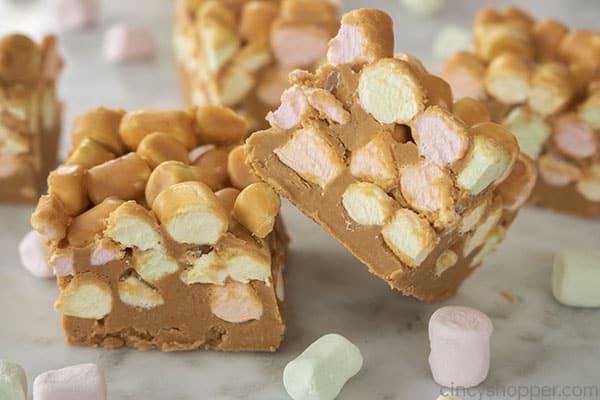 Old Fashioned Confetti Squares with marshmallows