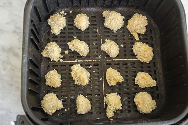 Breaded mushrooms in air fryer