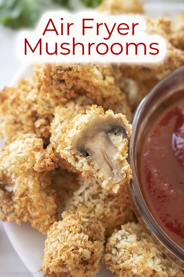 Air Fryer Mushrooms Recipe (Easy & Crispy)