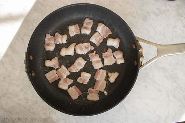 Bacon in fry pan