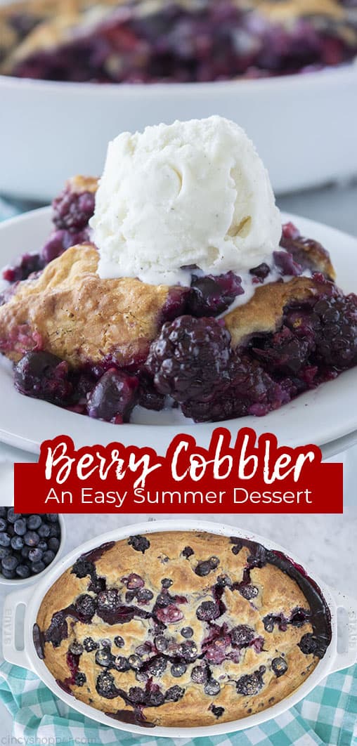 Long pin Berry Cobbler An Easy Summer Dessert