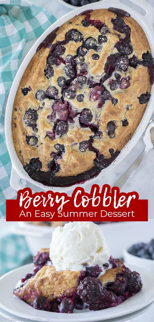 Long pin Berry Cobbler An Easy Summer Dessert