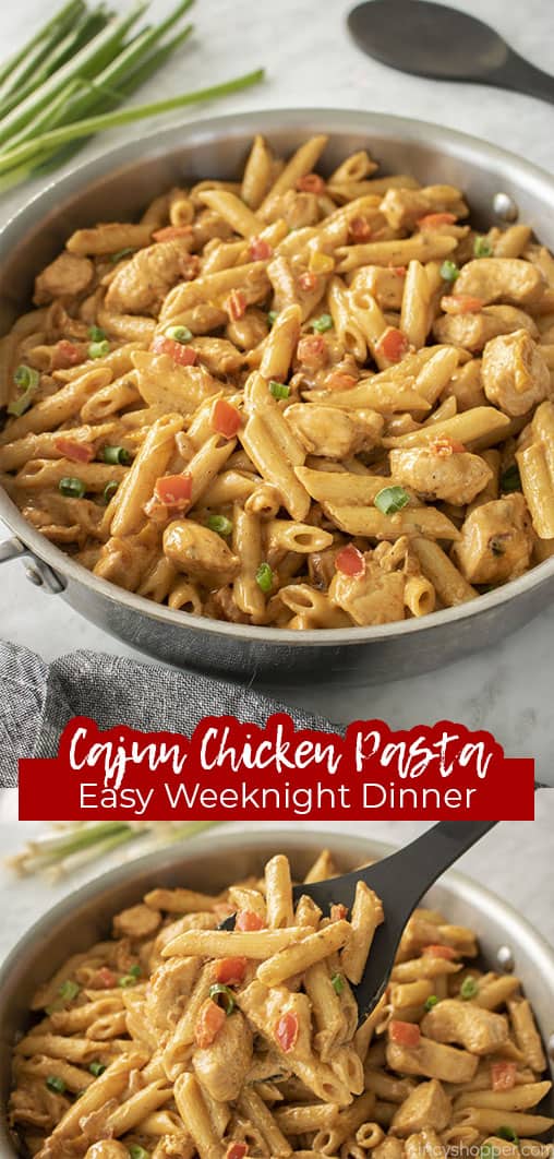 Long pin Cajun Chicken Pasta Easy Weeknight Dinner