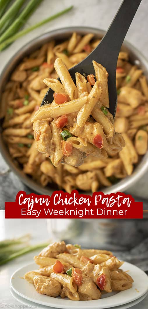 Long pin Cajun Chicken Pasta Easy Weeknight Dinner