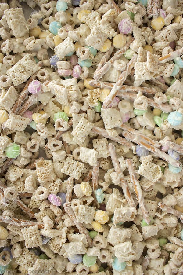 Easter Snack cereal mix up close