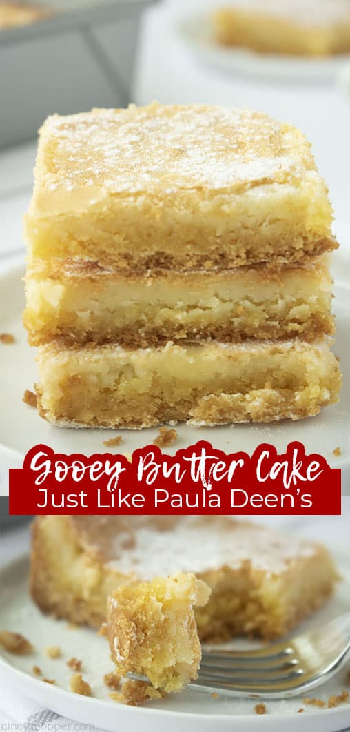 Long pin Gooey Butter Cake Just like Paul Deens