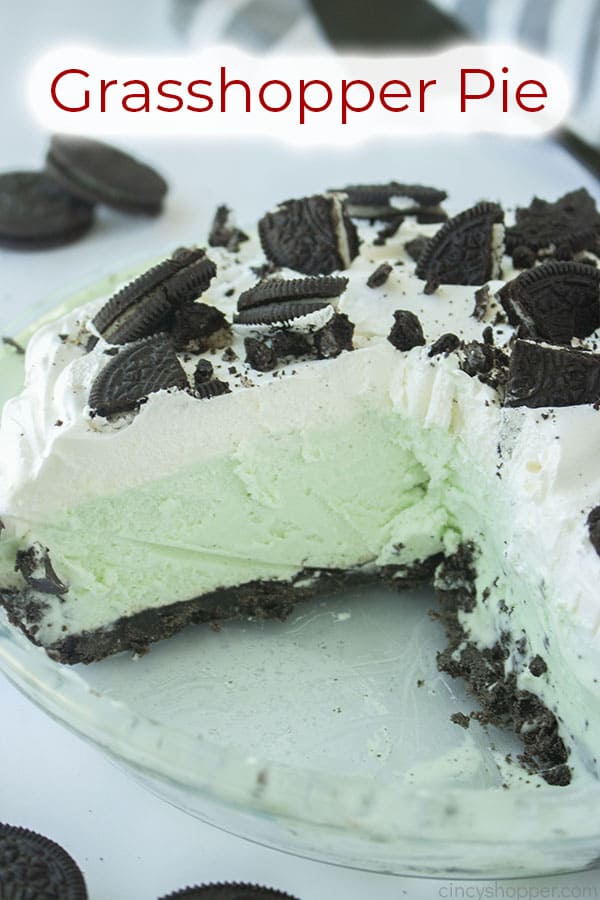 Text on image Grasshopper Pie