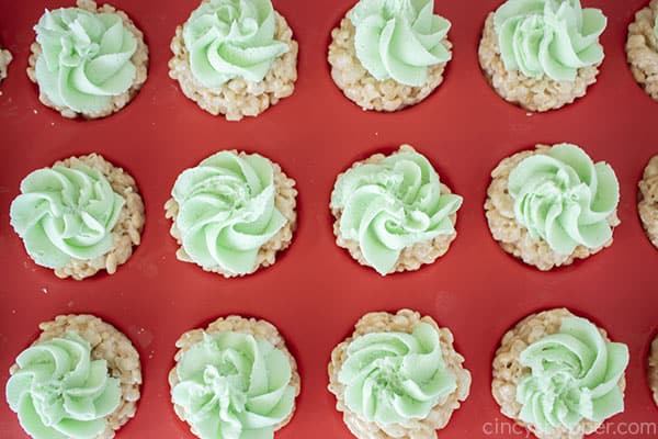 Iced Krispie Treats for Easter