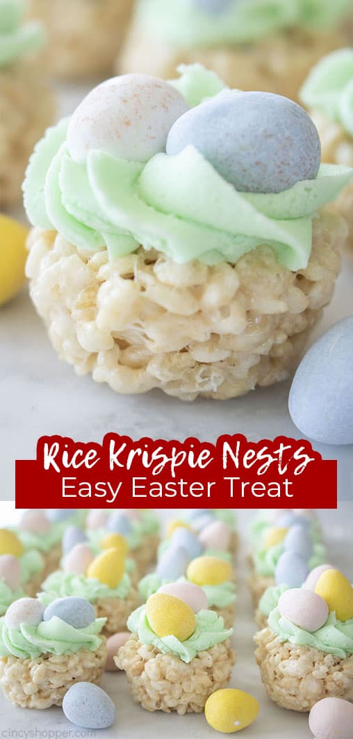 Long pin Rice Krsipe Nests An Easy Easter Treat