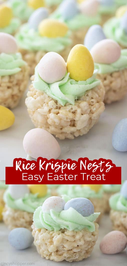 Long pin Rice Krsipe Nests An Easy Easter Treat