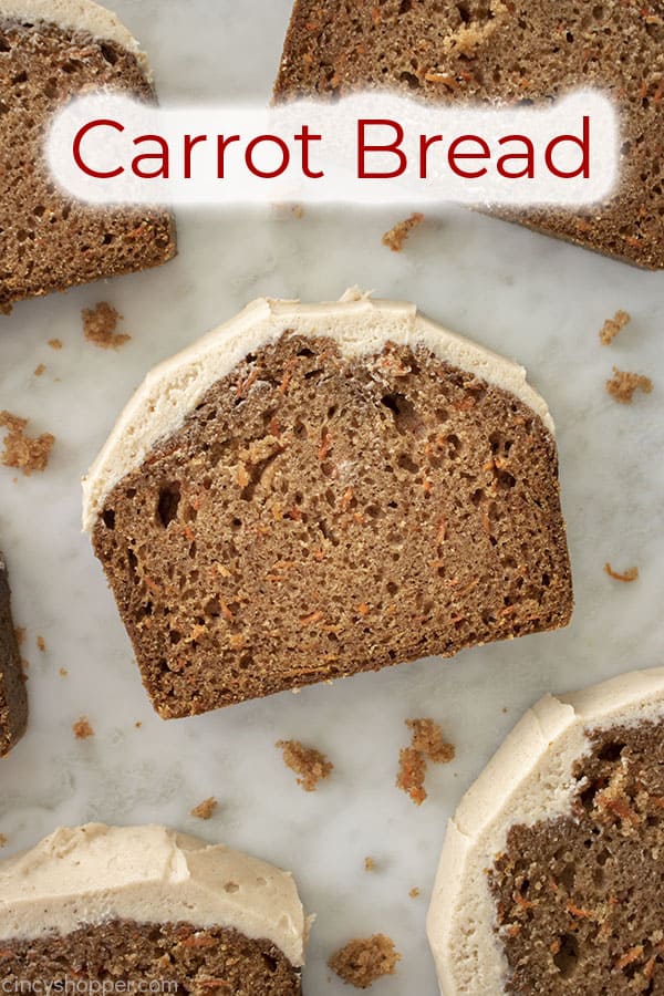 Text on image Carrot Bread