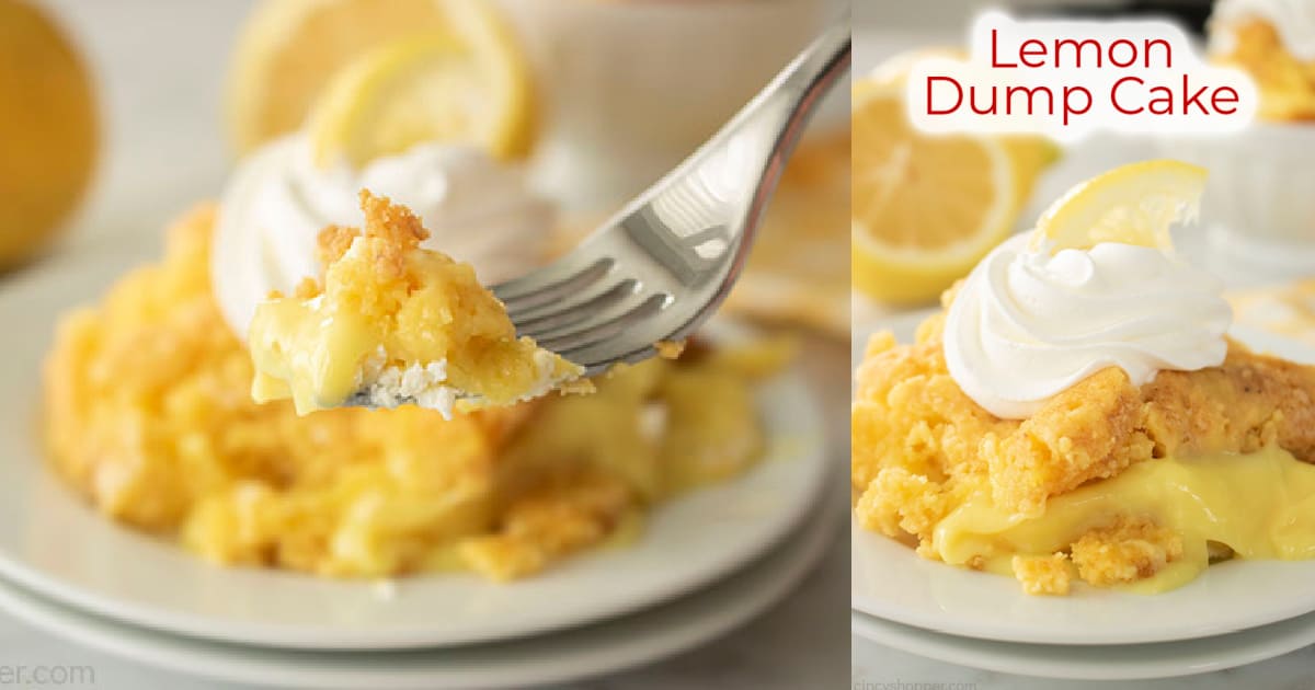 Lemon Dump Cake Recipe - Easy, Lemony, the Best! | Chenée Today [Video] | Dump  cake recipes, Lemon dump cake recipe, Lemon cake mix recipe