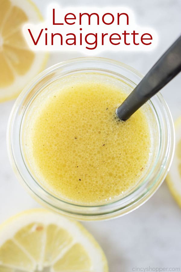 Text on image Lemon Vinaigrette