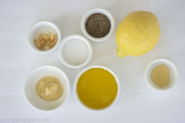 Lemon Vinaigrette ingredients