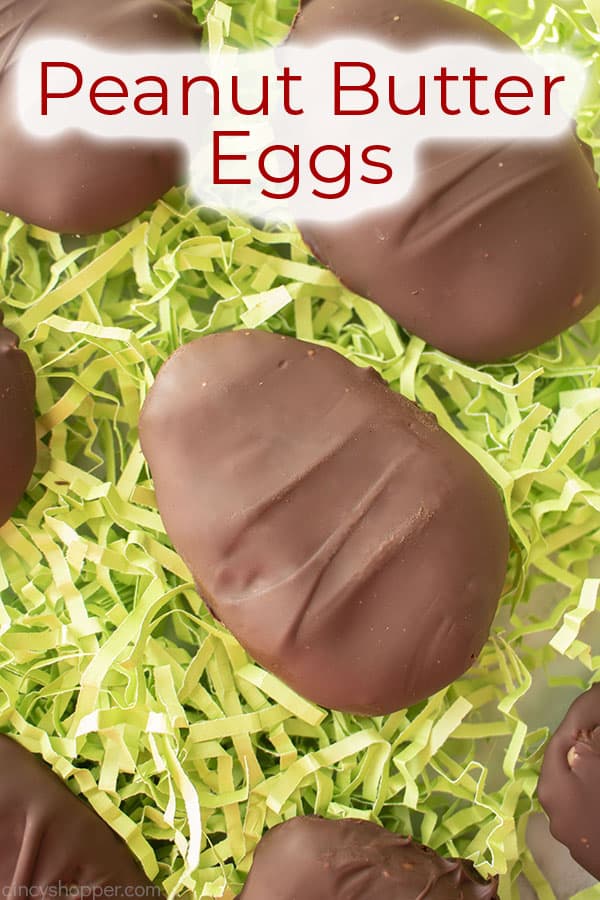Text on image Peanut Butter Eggs