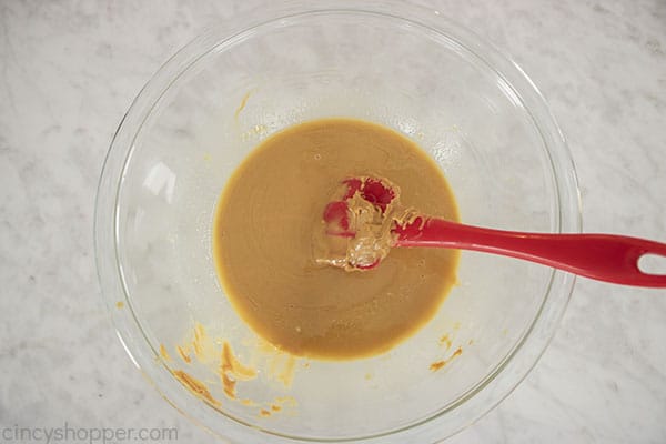 Melted Peanut Butter Mixture