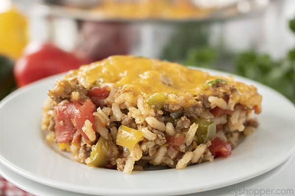 Unstuffed Pepper on a plate