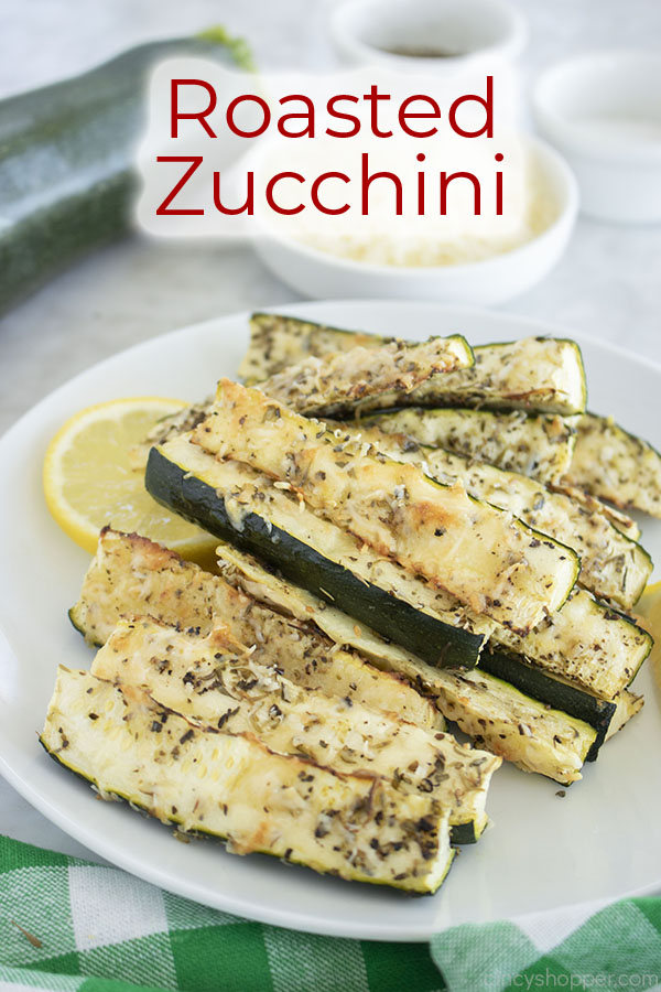 Text on image Roasted Zucchini