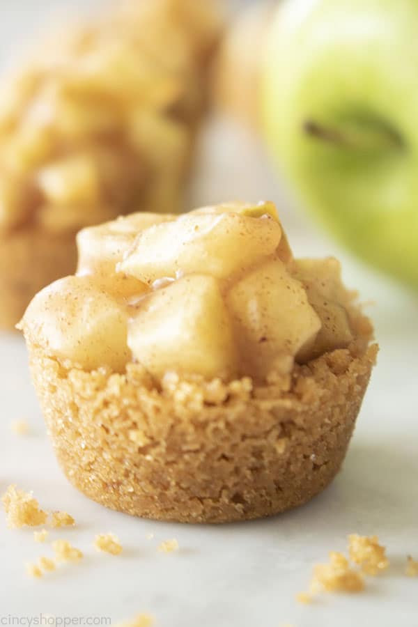 Apple Crisp Bites with green apple