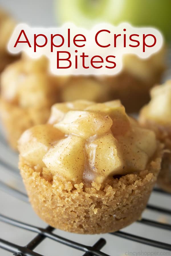 Text on image Apple Crisp Bites