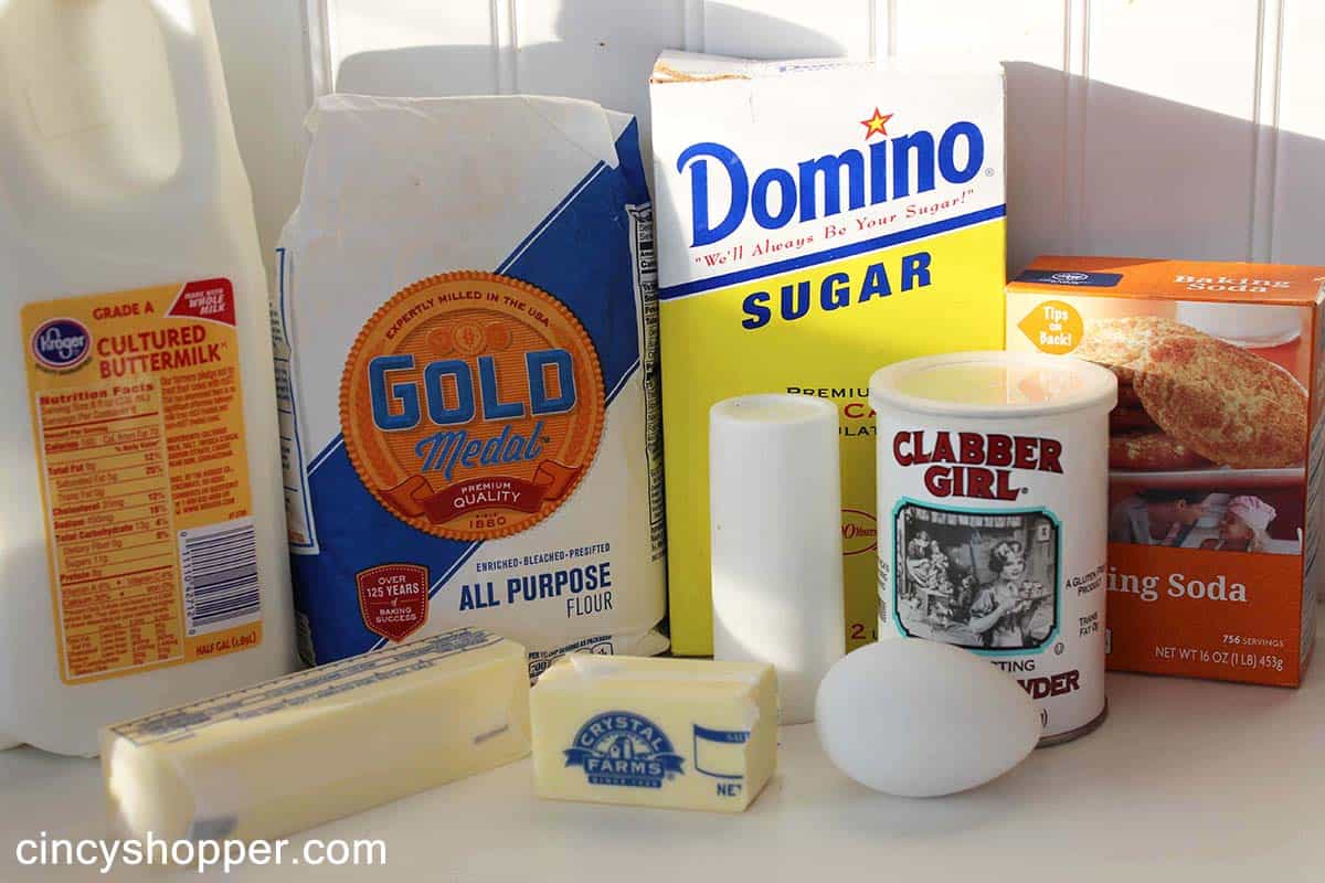 Irish Soda Bread ingredients