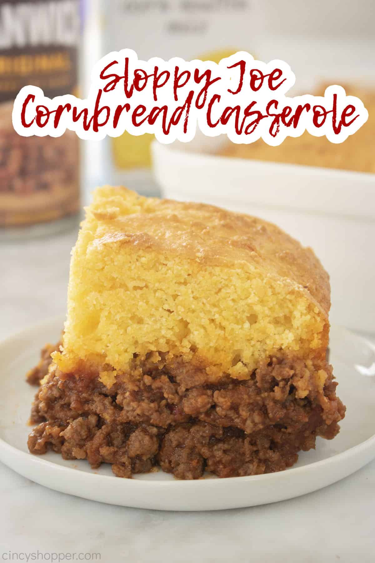 Sloppy Joe Cornbread Bake - Plain Chicken