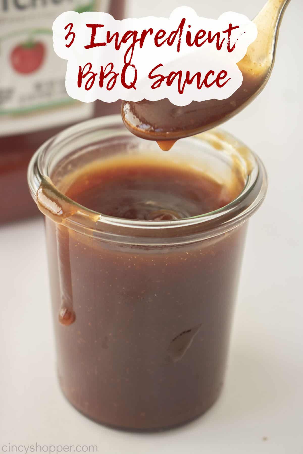 Text on image 3 Ingredient BBQ Sauce