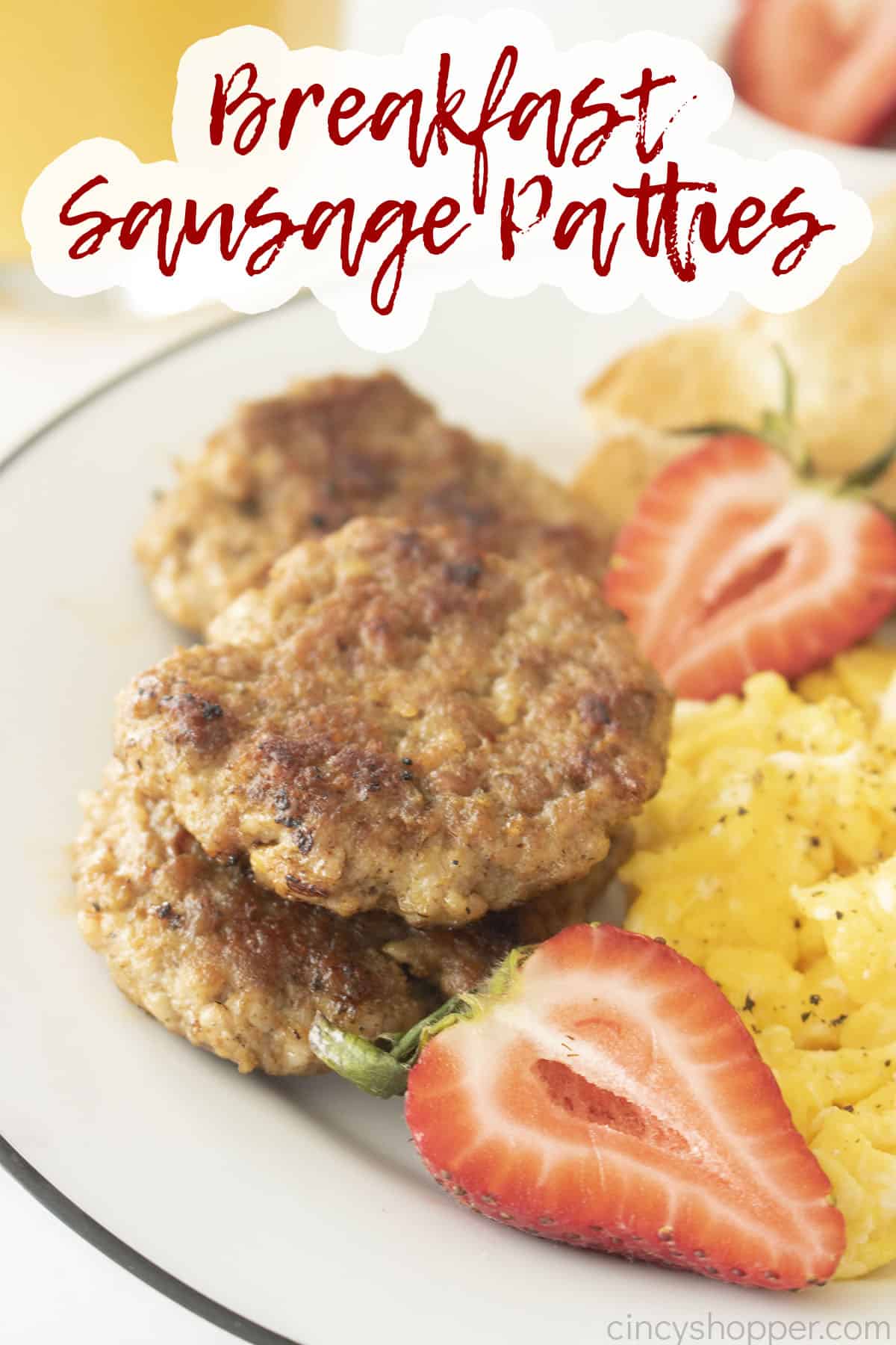 Text on image Breakfast Sausage Patties