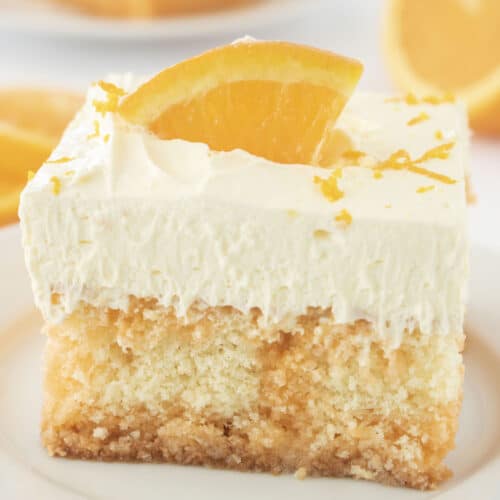 Orange Creamsicle Cake + Video | Dessert Now Dinner Later