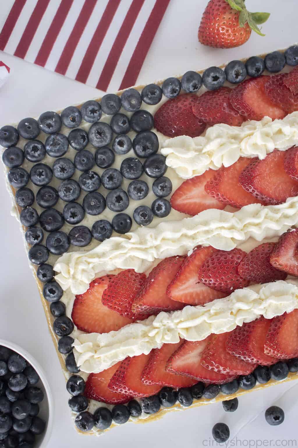 4th of July Fruit Pizza - CincyShopper