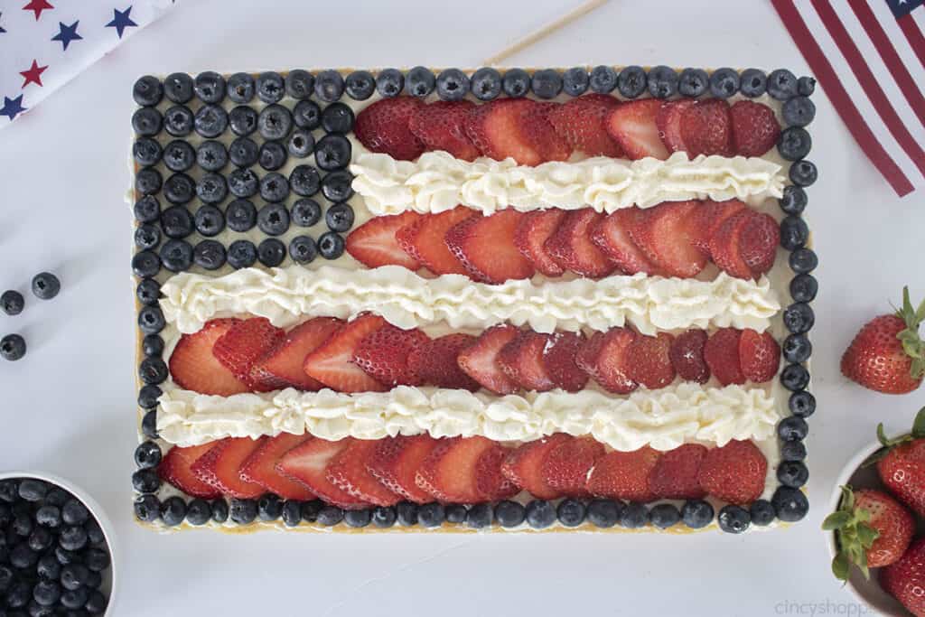 4th of July Fruit Pizza - CincyShopper