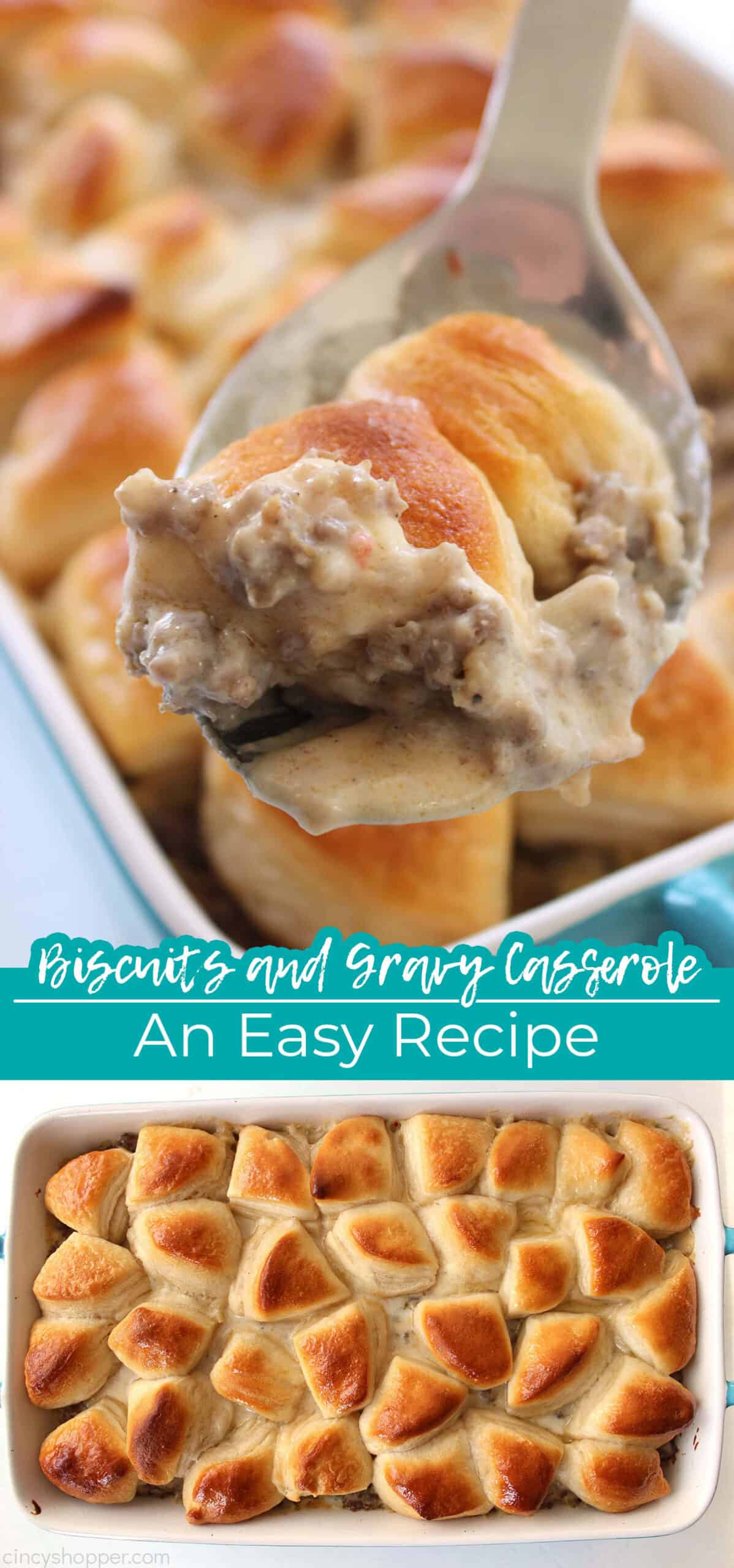 Biscuits and Gravy Casserole