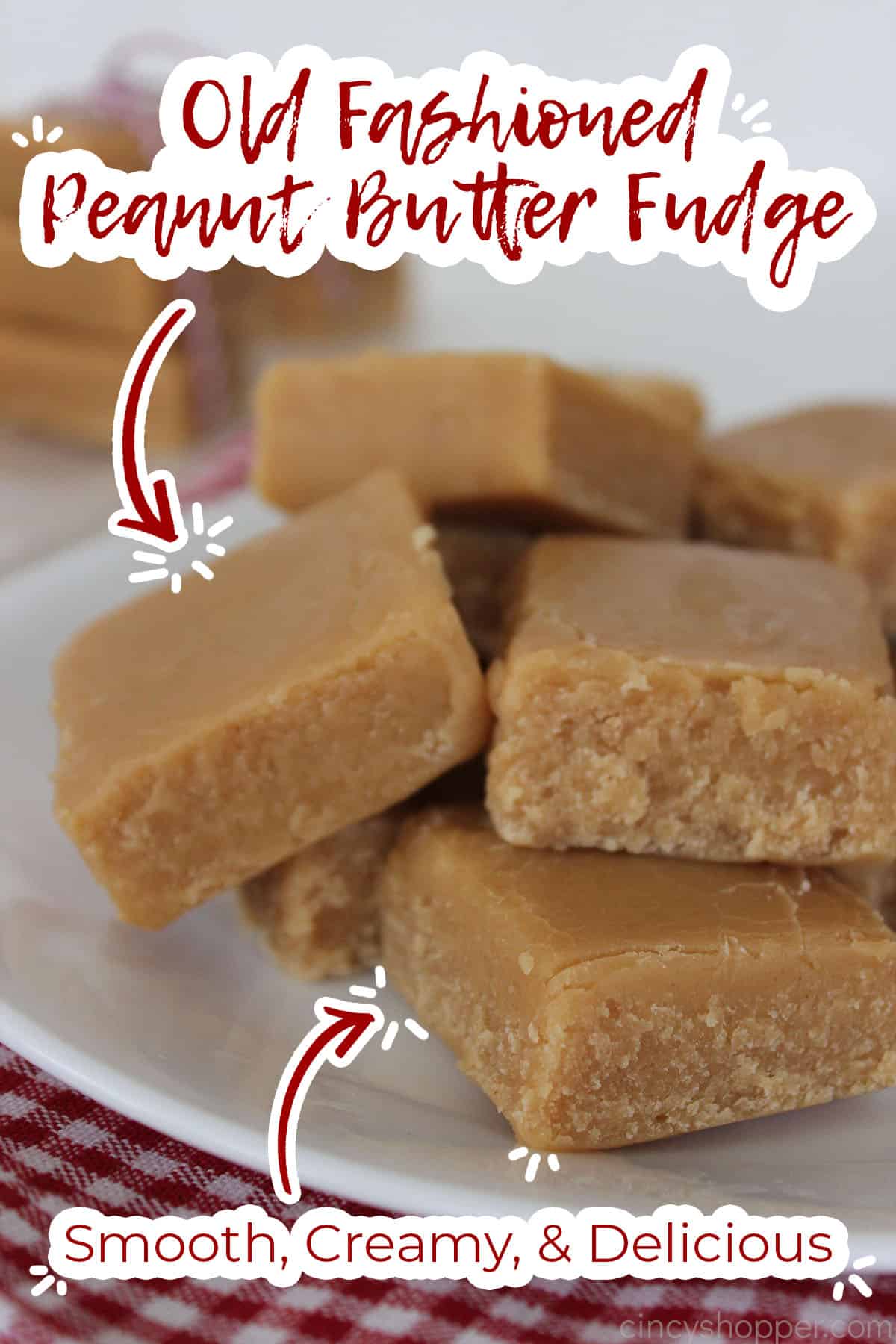 Text on image Old Fashioned Peanut Butter Fudge