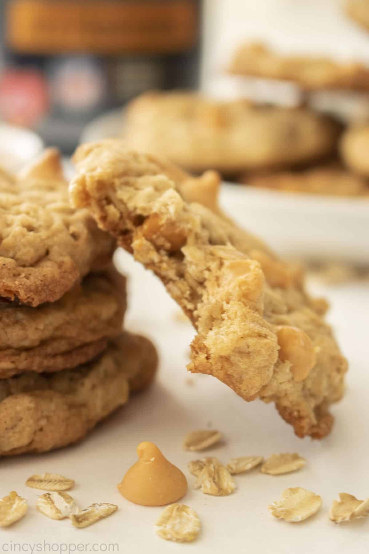 Butterscotch cookies with a bite.