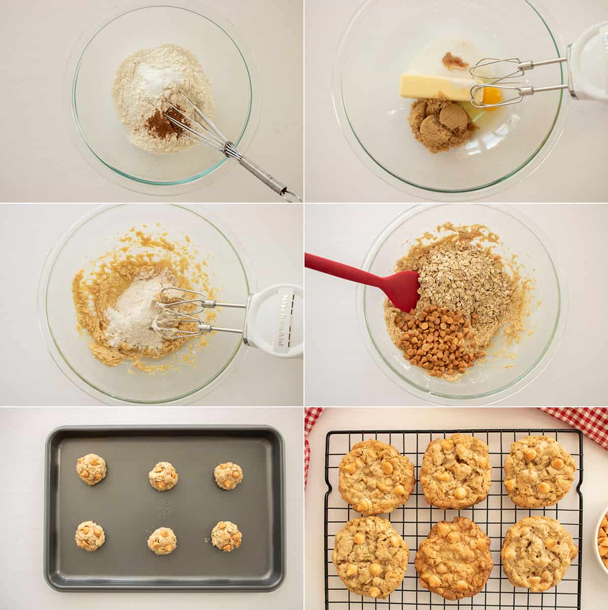 Steps to make Oatmeal Cookies with Butterscotch Chips