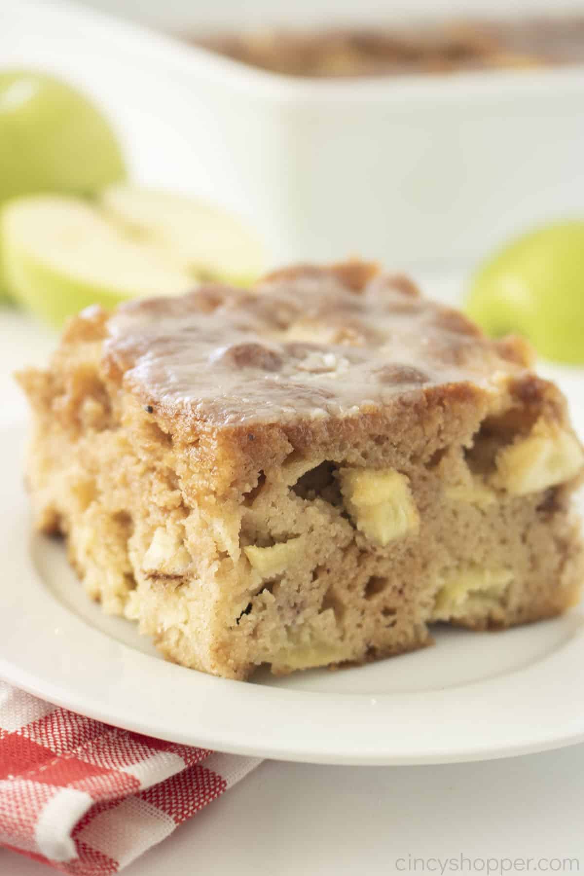 Easy Apple Cake With Almonds - Bake Play Smile