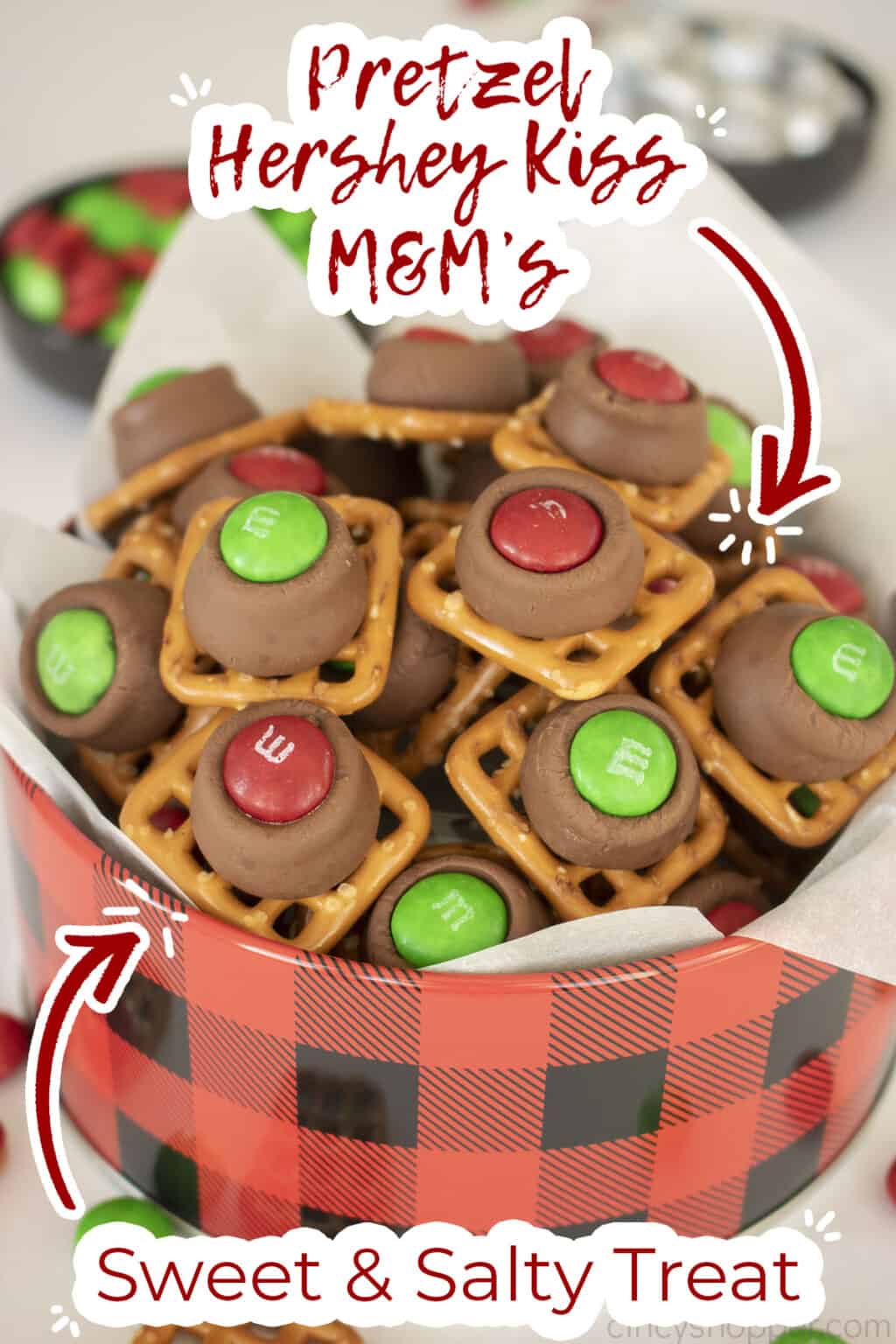 Pretzel Hershey Kiss M&M