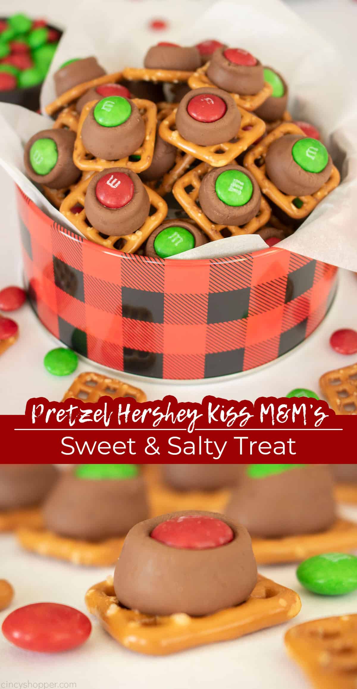 Pretzel Hershey Kiss M&M